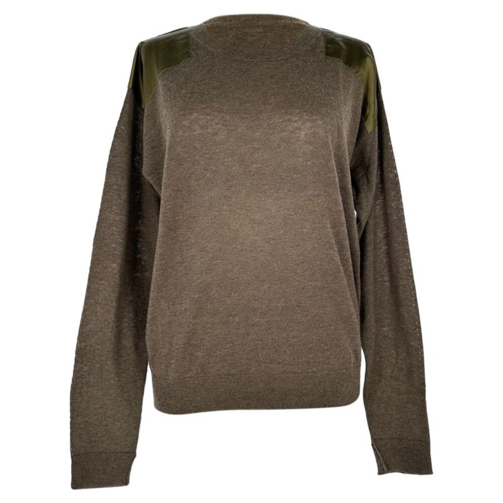 Zadig & Voltaire Kansas Patch Sweater in Brown Cashmere